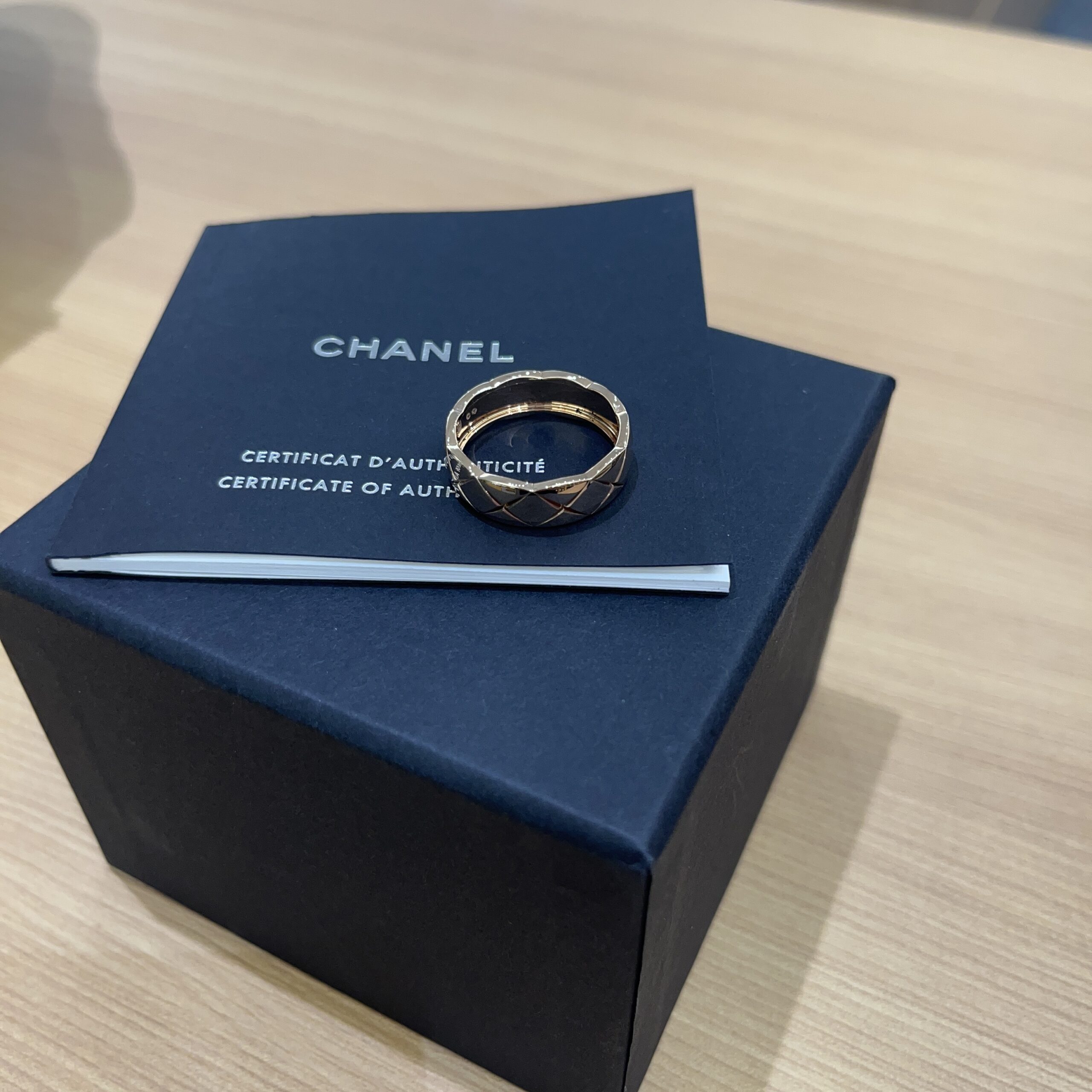 【かんてい局八戸店】シャネル J10817 ココクラッシュコレクションリングをお買取りさせていただきました！