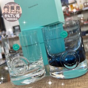 【ブランド　販売】涼し気且つおしゃれなTIFFANY ティファニーのグラスが入荷しました🤭💖