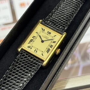 【ブランド時計　販売】金メッキ加工済み✨CARTIER カルティエ マストタンクLMヴェルメイユの入荷です🎶