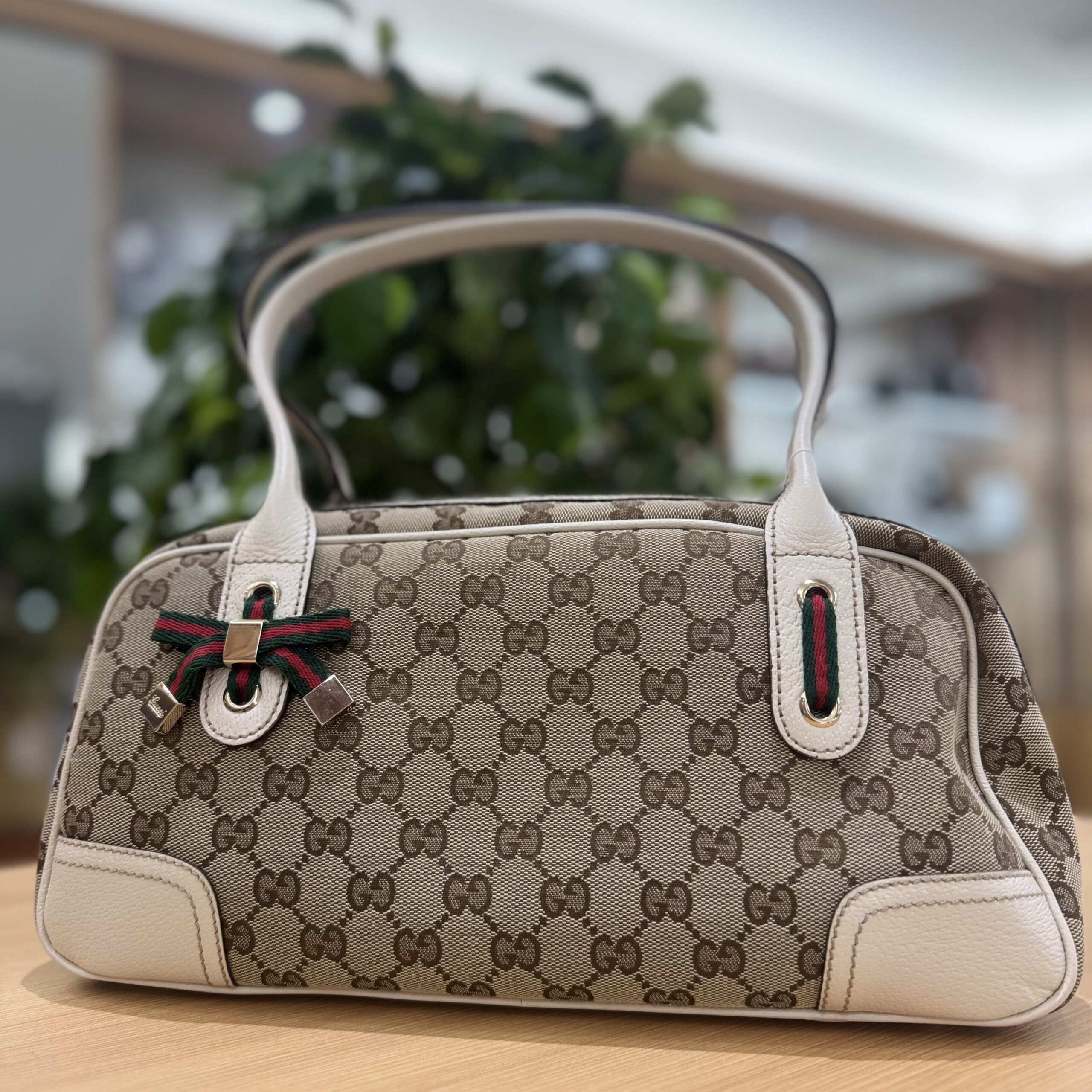 【かんてい局八戸店】GUCCI グッチ プリンシーミニボストンバッグをご紹介!