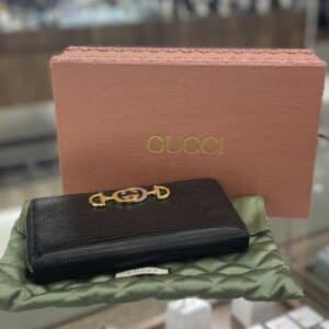 【GUCCI　販売】リザード型押しが高級感たっぷりな長財布が10％OFF！新生活応援セール終了まであと2日です！お見逃しなく🌸