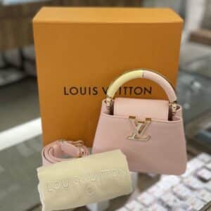 【ルイヴィトン 販売】4色のハンドルが春らしくて可愛い！ヴィトンのカプシーヌミニが入荷しました💗